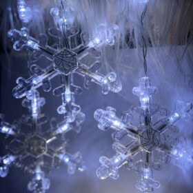 LED valguskardin "Tähekesed" külm valge 3M