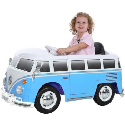 Laste elektriauto "Volkswagen Bus" sinine