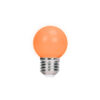 LED Pirn 1W G45 E27 oranž