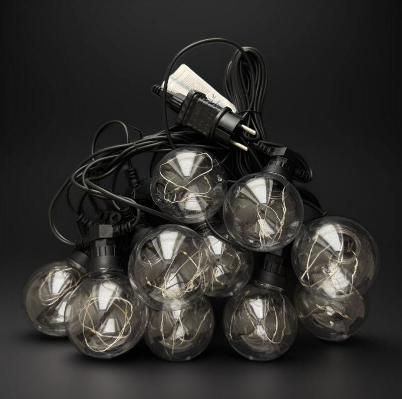 LED lambiketi komplekt 9.5M 10 PIRNI soe valge - Image 3