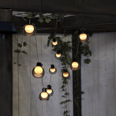 LED lambikett päikesepatareiga "Smoky"