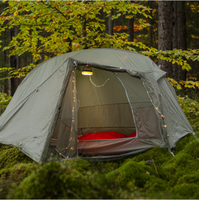 Patareiga LED valguskett rullil "Rondo"