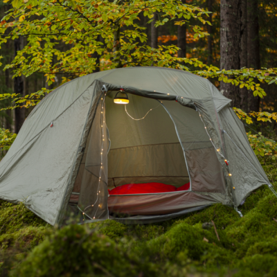 Patareiga LED valguskett rullil "Rondo"