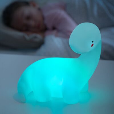 Dinozauro LED daugiaspalvė lempa Lightosaurus