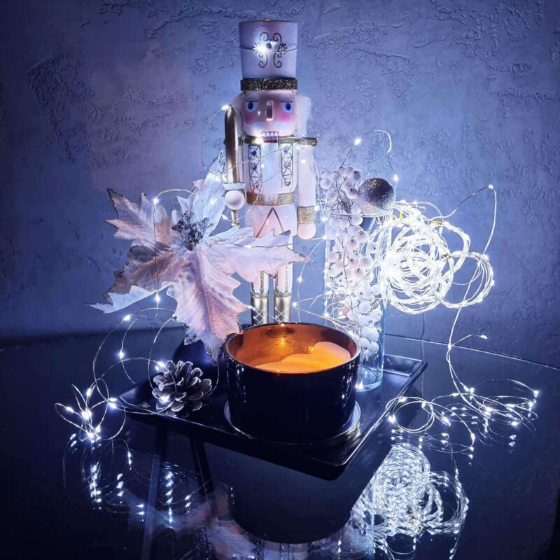 1000LED dekoratiiv micro-led jõulutuled külm valge 100M + juhtimispult - Image 3