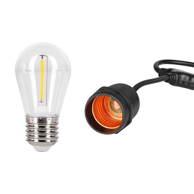 LED lambikett 10M 10 PIRNI soe valge 2700K 230V - Pilt 3