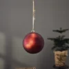LED klaaskuul "Bliss" punane Ø 20 cm