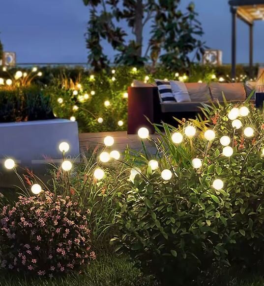 Päikesepatareiga aiavalgusti "Firefly"