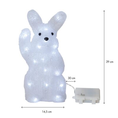 30LED lehvitava küüliku dekoratsioon