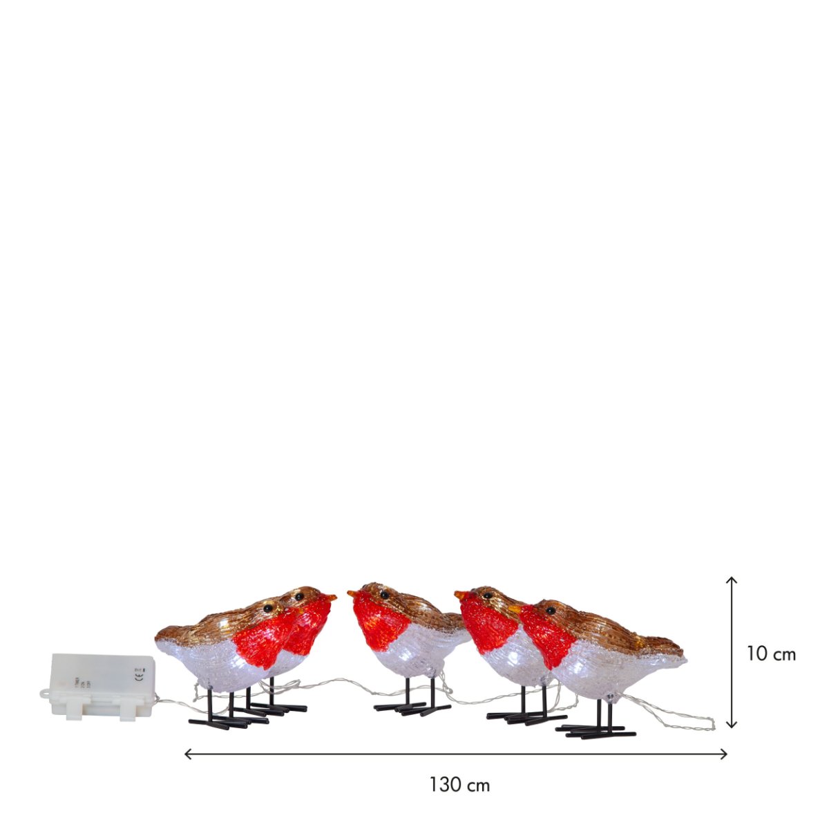 40LED lindude dekoratsioon "Crystalo" 130 cm