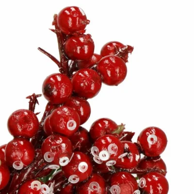 Dekoratiivoks marjade ja kommipulgaga 24 cm