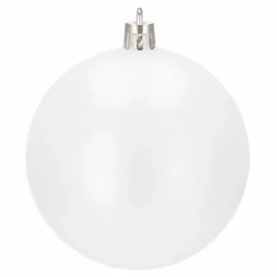 Kuuseehete komplekt 37 tk, pärlvalged kuulid Ø 2,5–7,5 cm