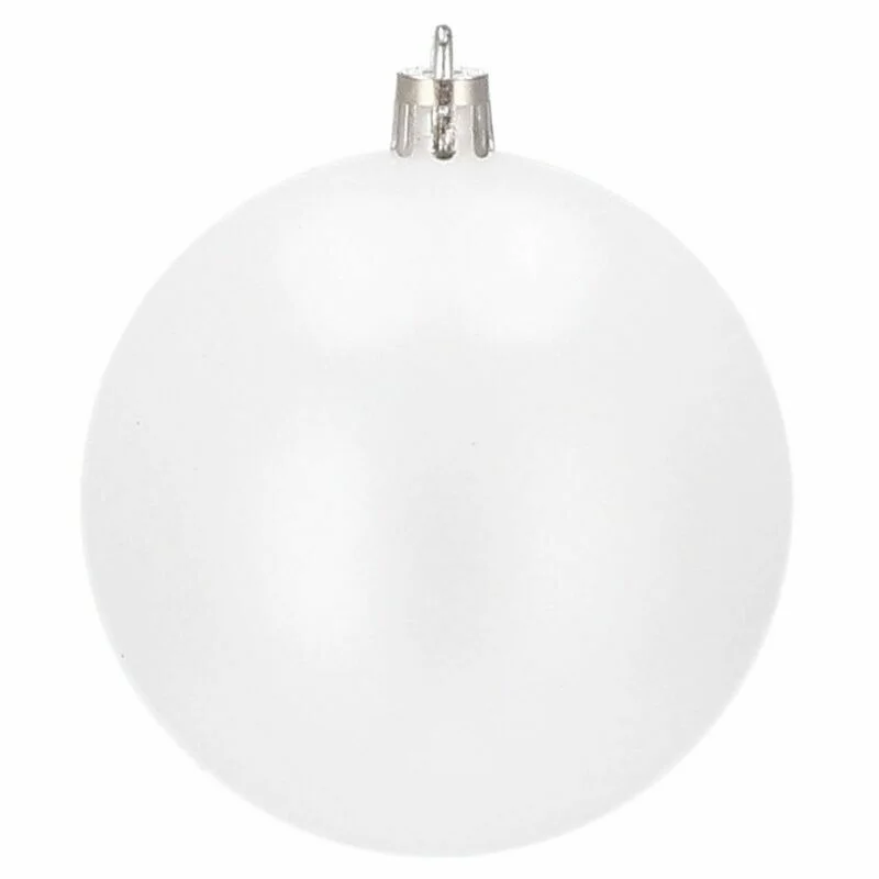 Kuuseehete komplekt 37 tk, pärlvalged kuulid Ø 2,5–7,5 cm